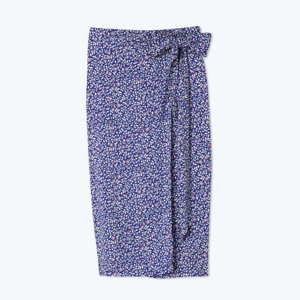 Blue Floral Sarong